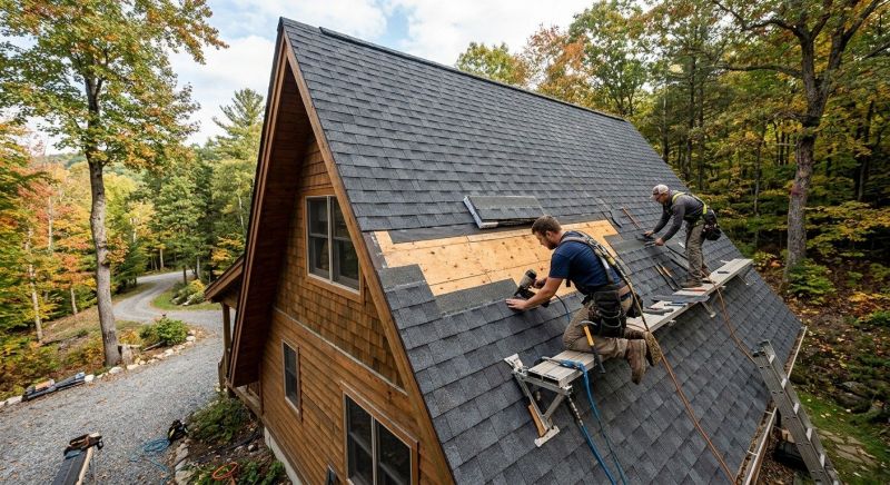 A Frame Roof Repair in Exton, PA