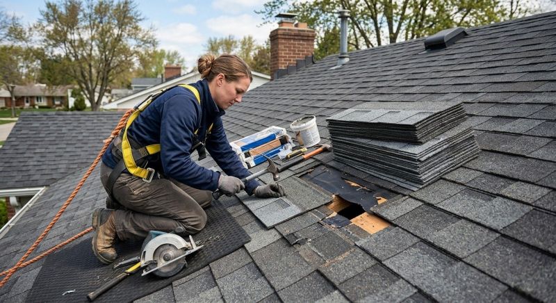 A Frame Roof Repair in Exton, PA