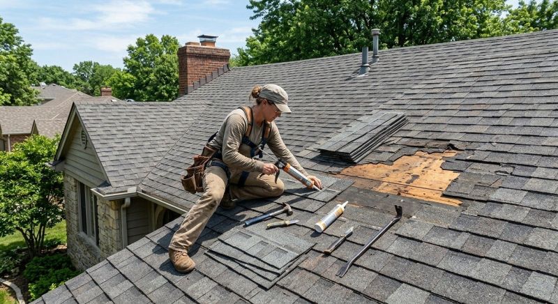 A Frame Roof Repair in Exton, PA