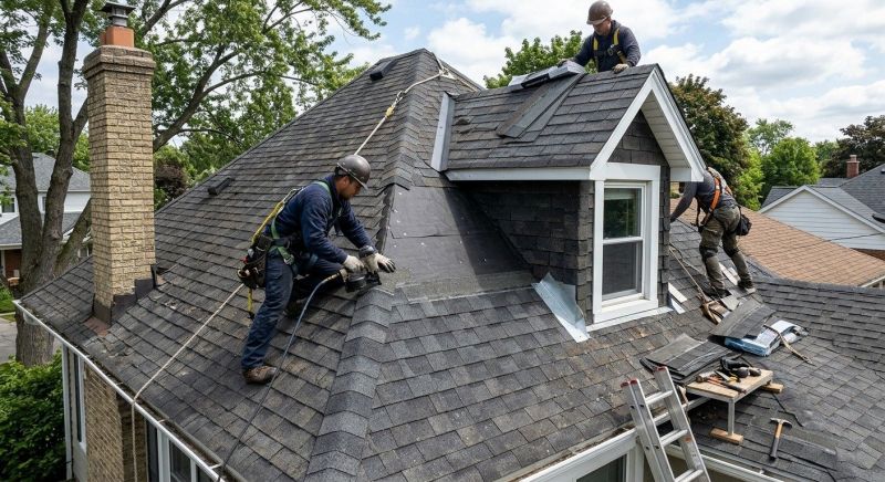 A Frame Roof Repair in Exton, PA