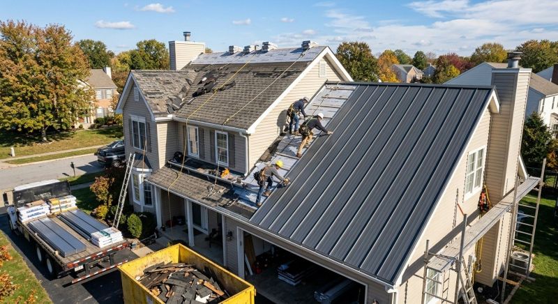 Aluminum Roof Replacement in Lafayette Hill, PA