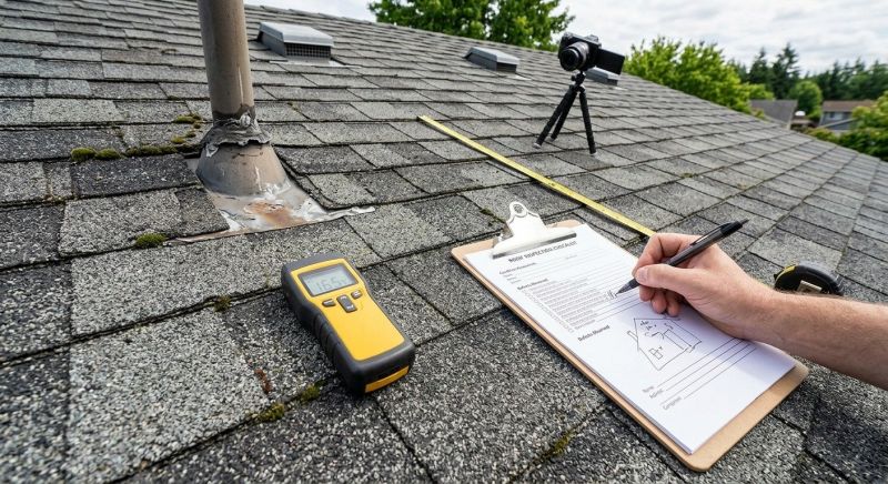 Asphalt Roof Inspection in Gladwyne, PA