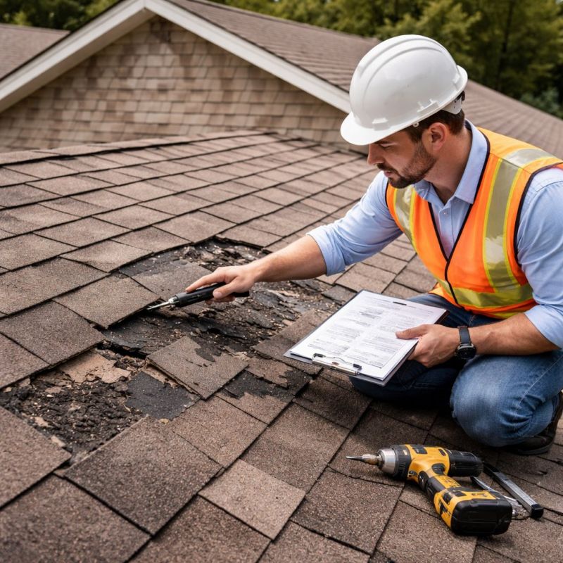 Asphalt Roof Inspection in Morgantown, PA