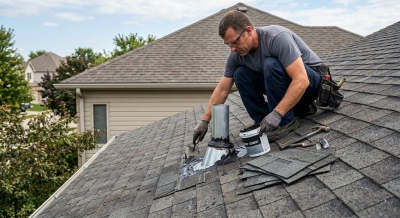Asphalt Roof Leak Repair in Glen Mills, PA