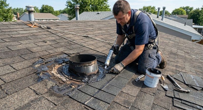 Asphalt Roof Leak Repair in King Of Prussia, PA