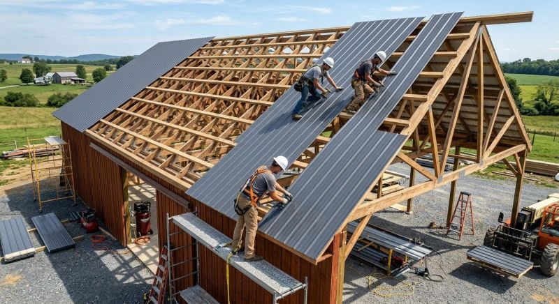 Barn Roof Construction in Exton, PA