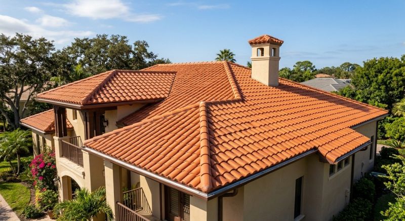 Barrel Tile Roof Installation in Exton, PA
