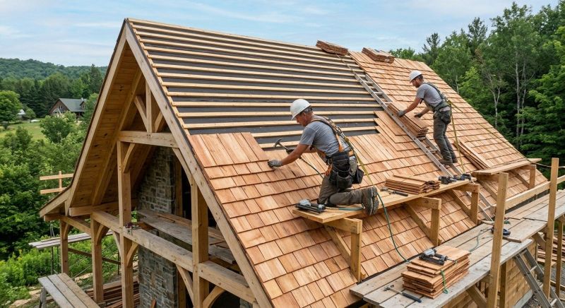 Cedar Roof Installation in Malvern, PA