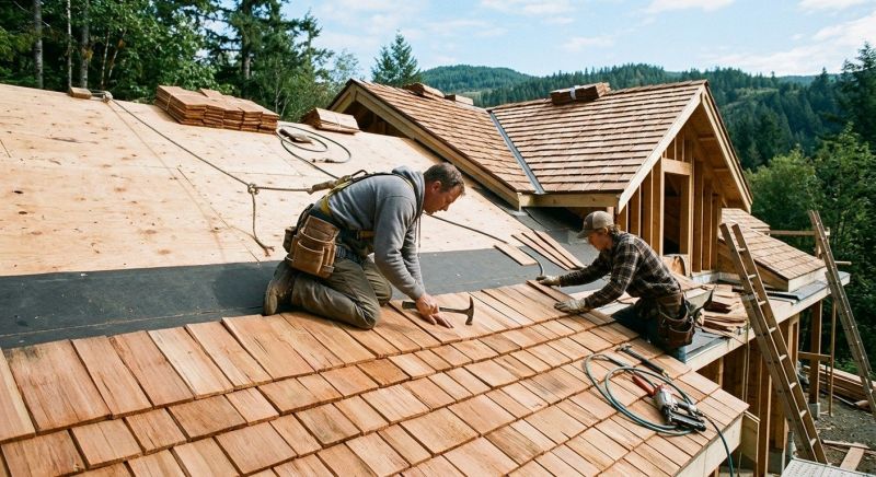 Cedar Roof Installation in New Castle County, DE