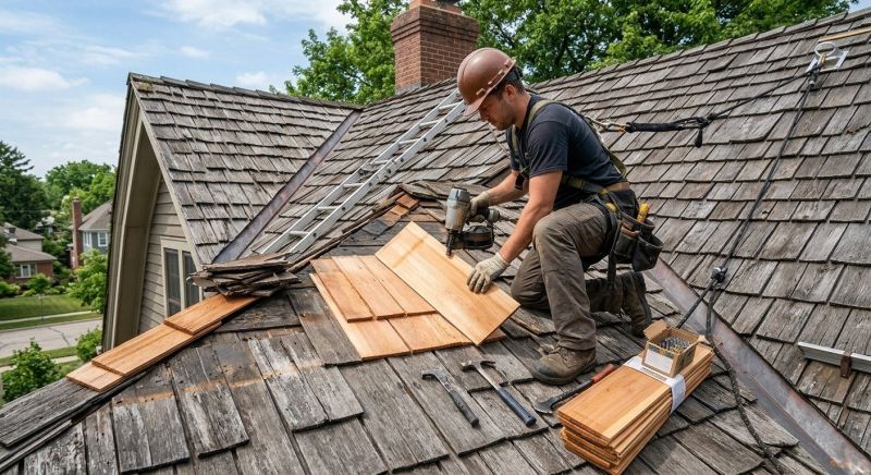 Cedar Shake Roof Repair in Chester Springs, PA