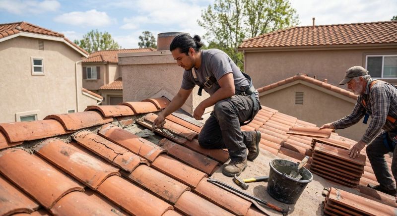 Clay Roof Leak Repair in Exton, PA