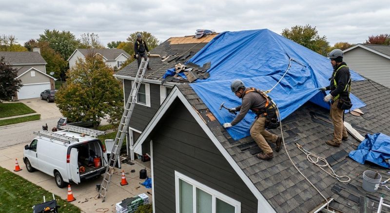 Collapsing Roof Repair in Exton, PA