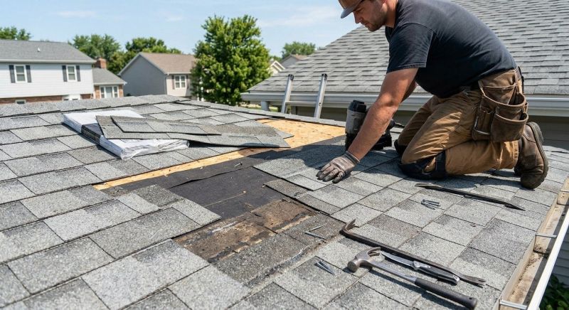 Composite Roof Repair in Exton, PA