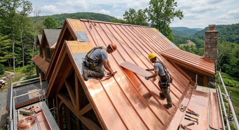 Copper Roof Installation in Exton, PA