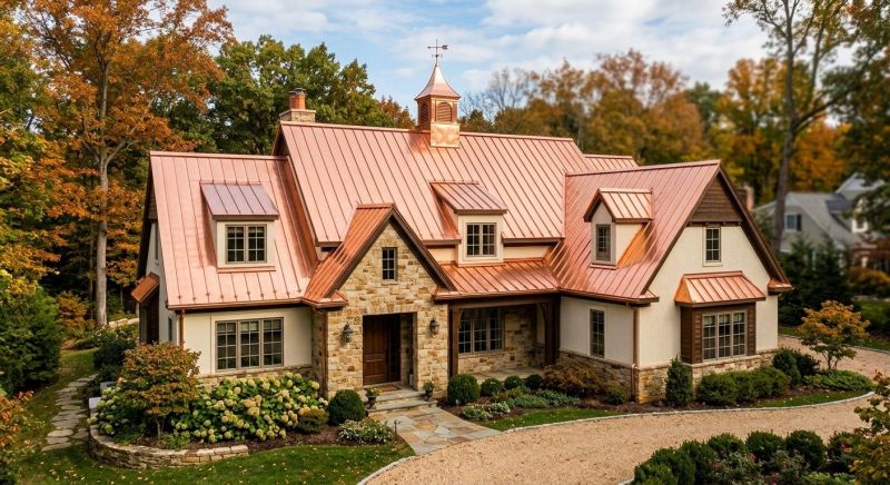 Copper Roof Repair in Exton, PA