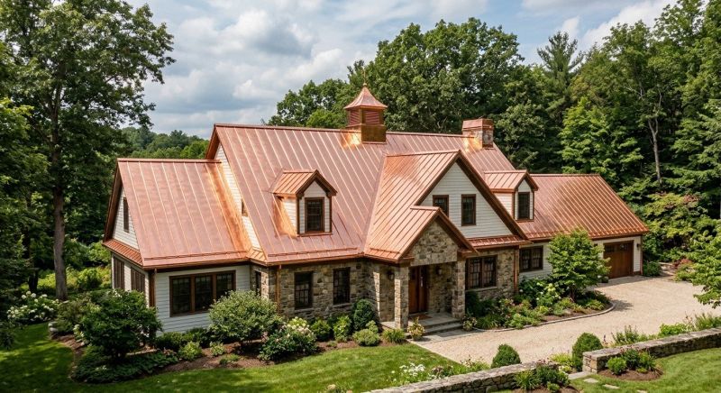 Copper Roof Replacement in Exton, PA