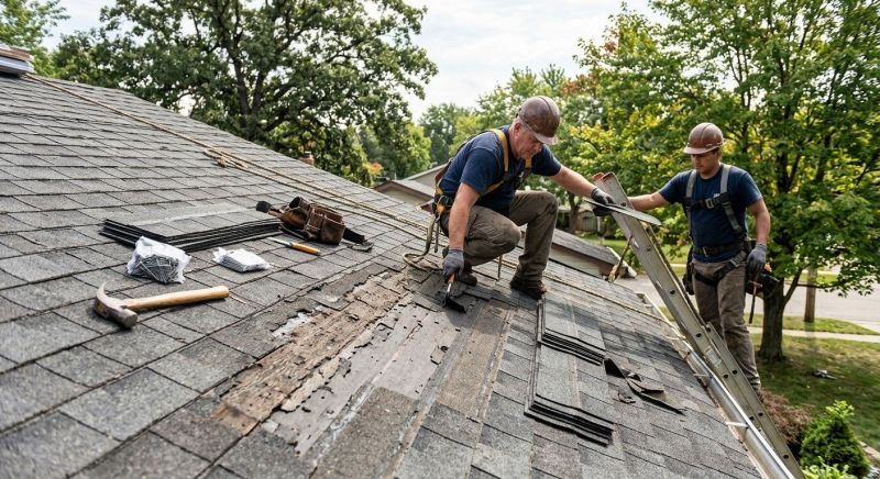 Damaged Roof Repair in Delaware County, PA