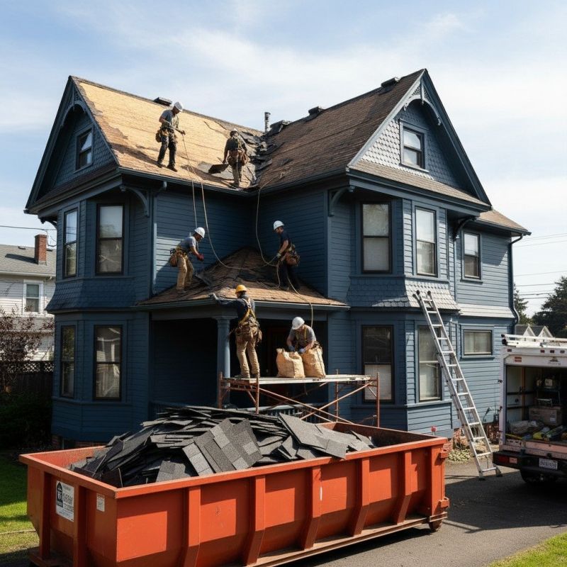 Damaged Roof Replacement in Lafayette Hill, PA