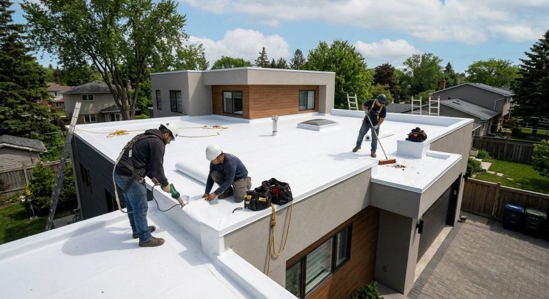 Flat Roof Installation in Barto, PA