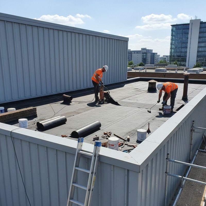 Flat Roof Repair in Glenolden, PA