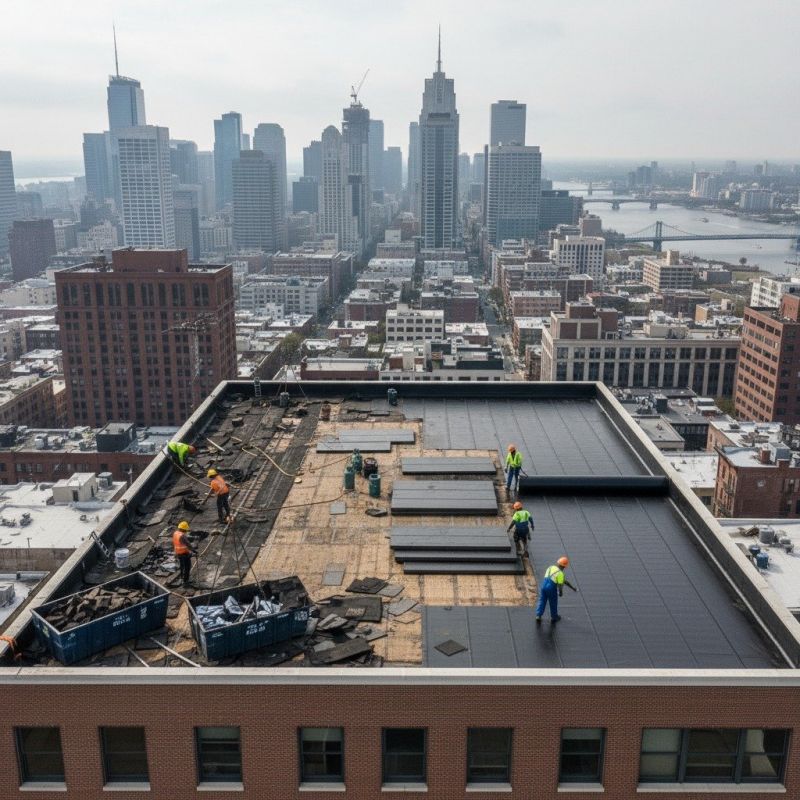 Flat Roof Replacement in Chester Springs, PA