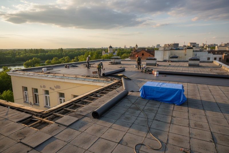 Flat Roof Replacement in Paoli, PA