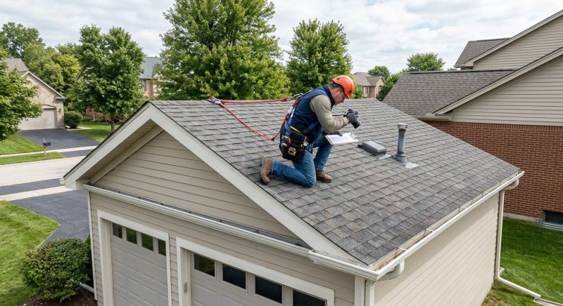 Garage Roof Inspection in Exton, PA