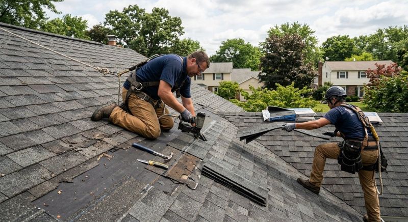 House Roof Repair in Morgantown, PA