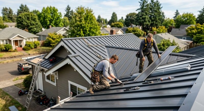 Metal Roof Leak Repair in Exton, PA