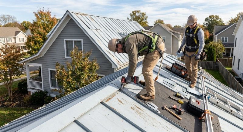 Metal Roof Repair in Blue Bell, PA