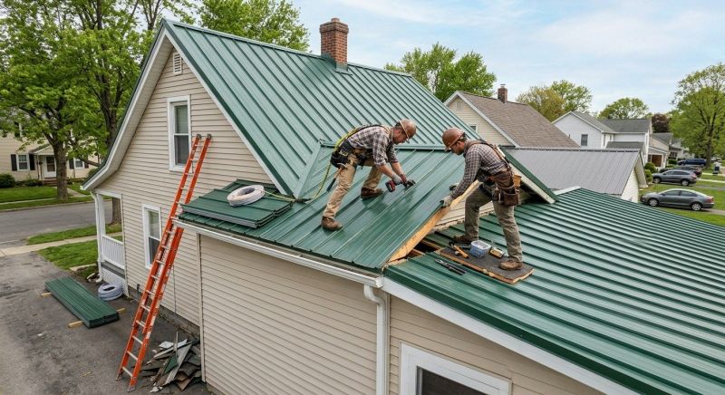 Metal Roof Repair in Broomall, PA