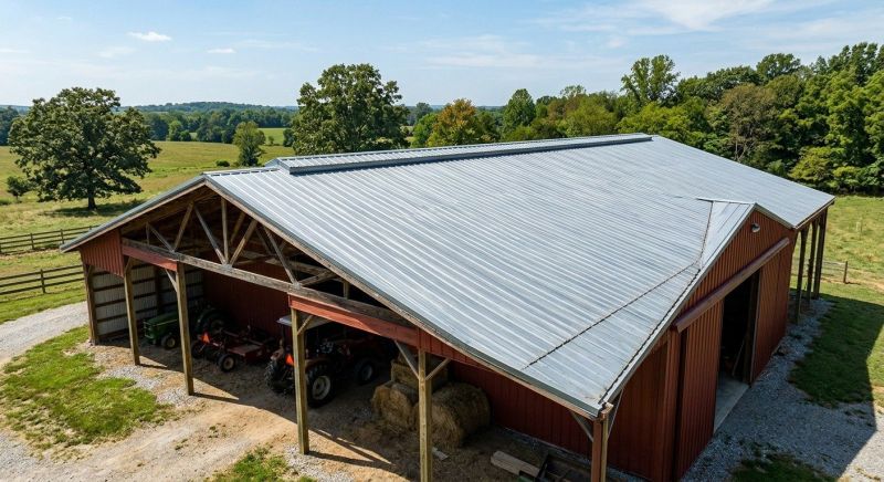 Pole Barn Roof Repair in Glenolden, PA