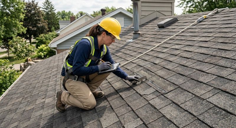 Roof Damage Inspection in Collegeville, PA