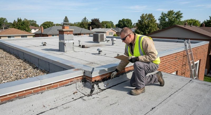 Roof Damage Inspection in Douglassville, PA