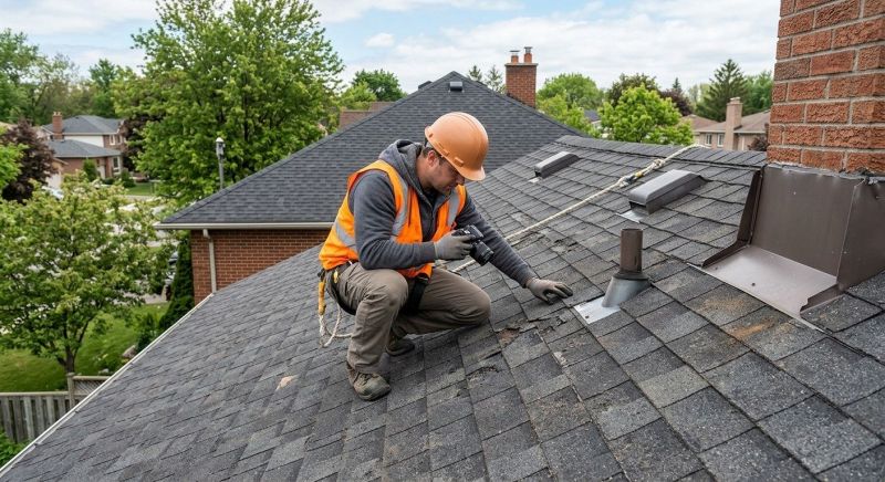Roof Damage Inspection in Douglassville, PA