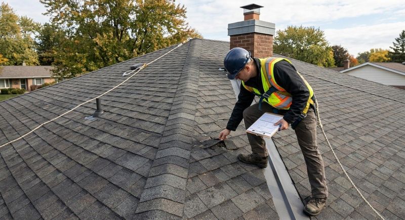 Roof Damage Inspection in Hatfield, PA