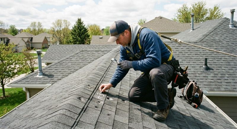 Roof Damage Inspection in Hockessin, DE