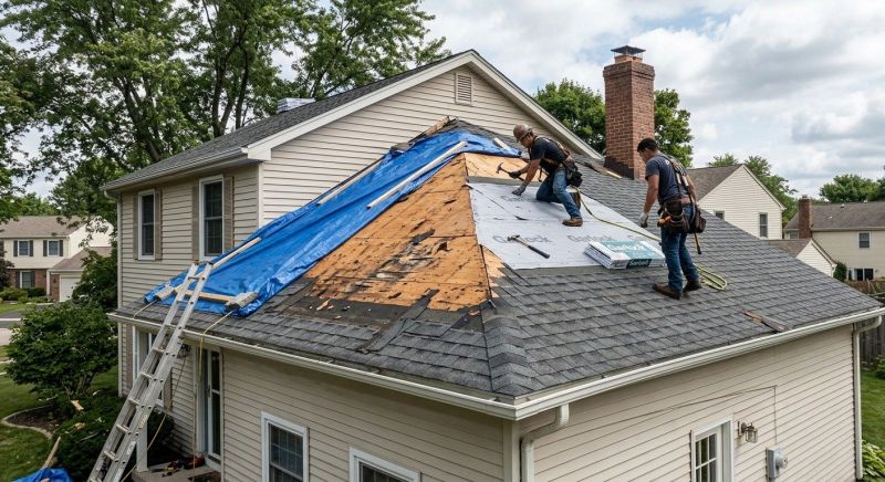 Roof Damage Repair in Bryn Mawr, PA