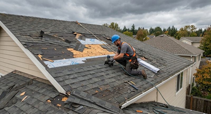 Roof Damage Repair in Gladwyne, PA