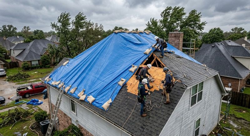Roof Damage Restoration in Collegeville, PA