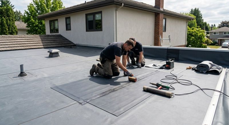 Rubber Roof Repair in Berwyn, PA