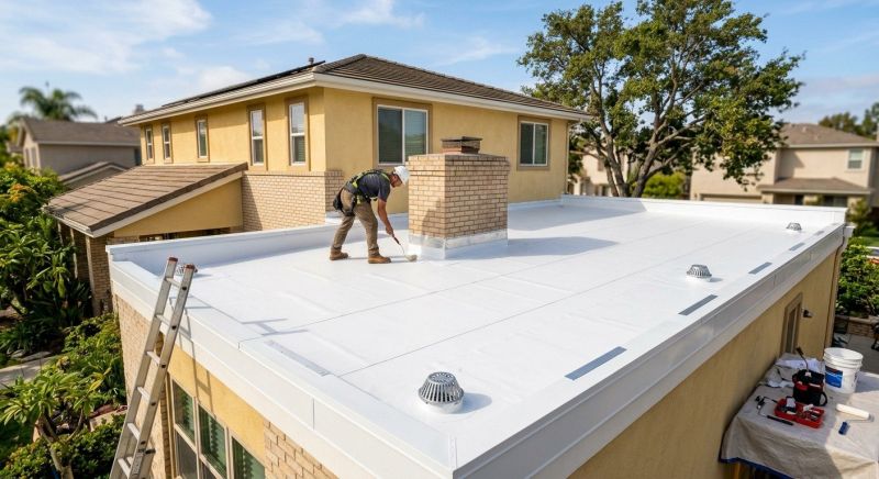 Rubber Roof Repair in Glenolden, PA
