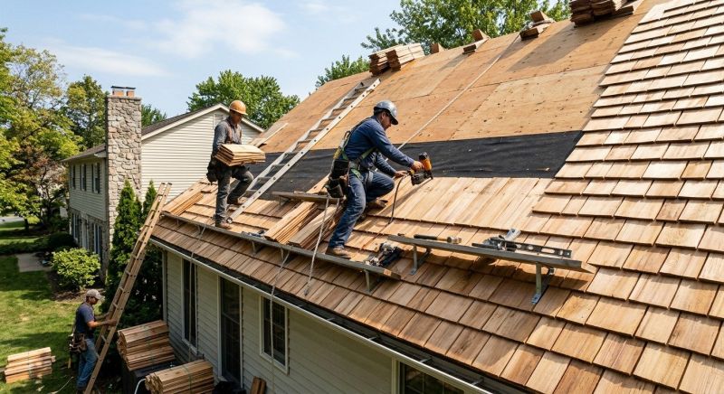 Shake Roof Replacement in Collegeville, PA