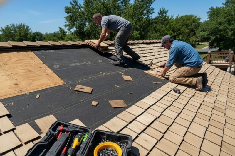 Shake Shingle Repair in Broomall, PA