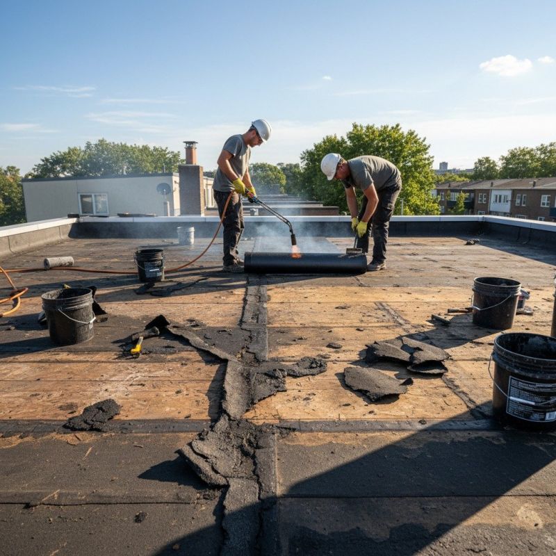 Single Ply Roof Repair in Newark, DE