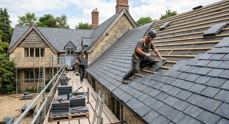 Slate Roof Construction in Barto, PA