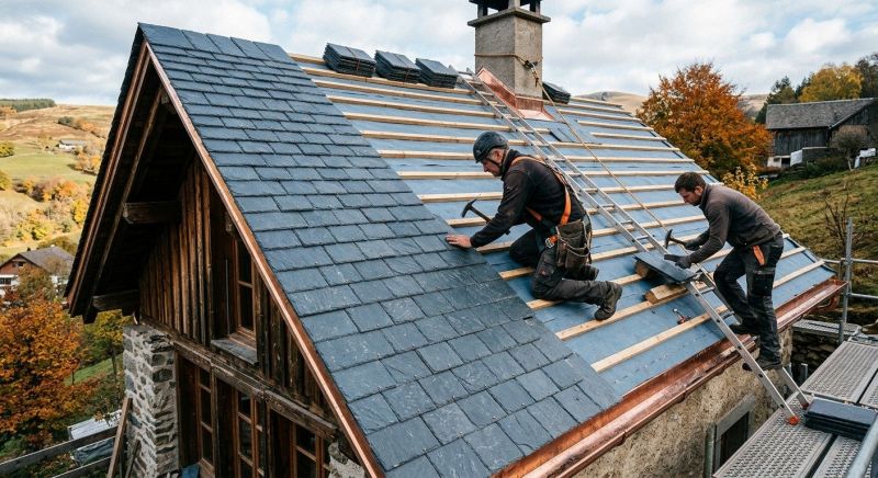Slate Roof Construction in Morgantown, PA