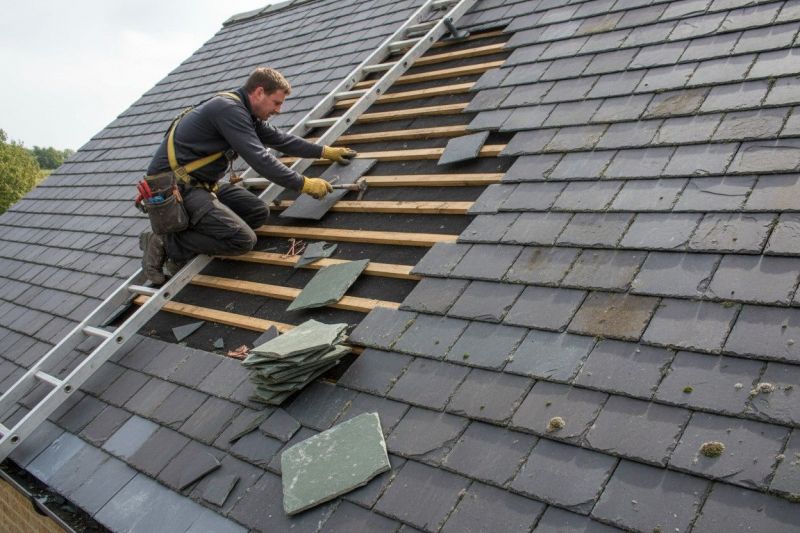 Slate Roof Repair in Gladwyne, PA