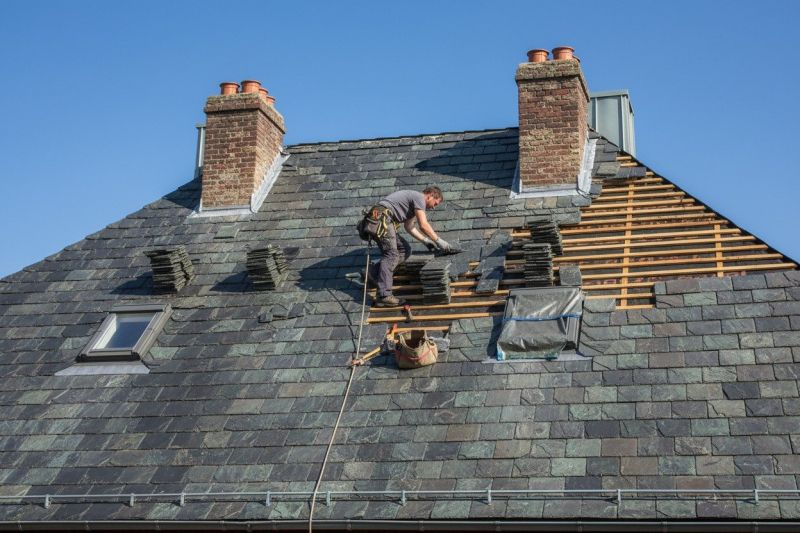 Slate Roof Repair in Green Lane, PA