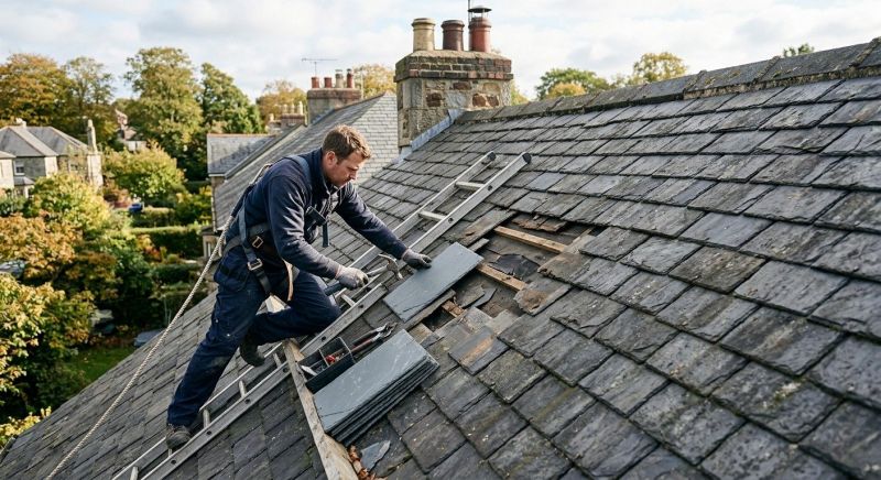 Slate Roof Repair in King Of Prussia, PA